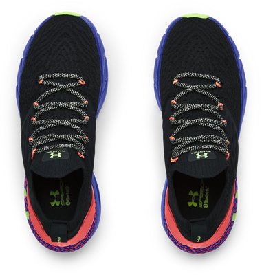 Women's UA HOVR&trade; Phantom 2 Glow Running Shoes, Black, pdpMainDesktop image number 2