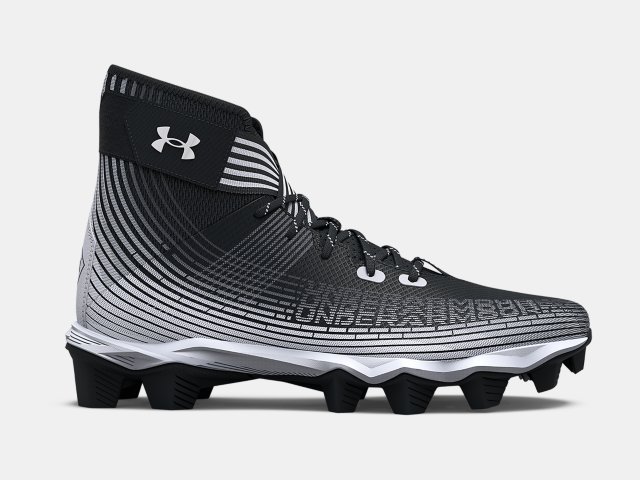 Details about   NEW Under Armour Kids UA Highlight RM Jr Football Cleats Shoes Black Blue 