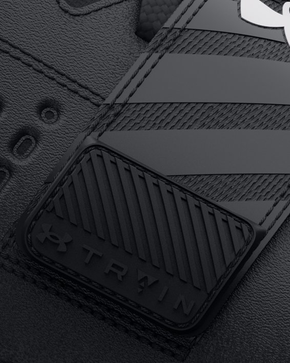 Unisex UA Reign Lifter Training Shoes, Black, pdpMainDesktop image number 0