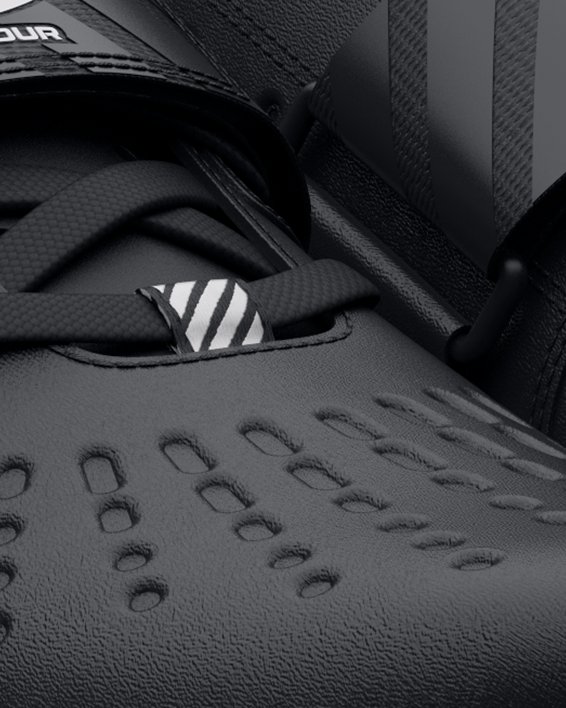 Unisex UA Reign Lifter Training Shoes, Black, pdpMainDesktop image number 3