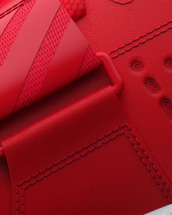 Unisex UA Reign Lifter Training Shoes, Red, pdpMainDesktop image number 1