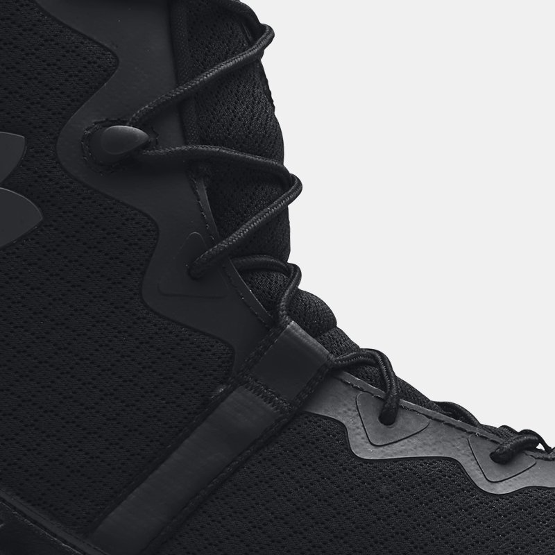Men's  Under Armour  Micro G® Valsetz Tactical Boots Black / Black / Jet Gray 6.5