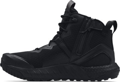Botas T&aacute;cticas UA Micro G&reg; Valsetz Zip Mid para Hombre, Black, pdpMainDesktop image number 1
