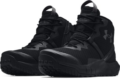 Botas T&aacute;cticas UA Micro G&reg; Valsetz Zip Mid para Hombre, Black, pdpMainDesktop image number 3