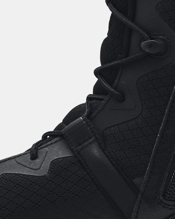 Men's UA Micro G® Valsetz Zip Tactical Boots in Black image number 1