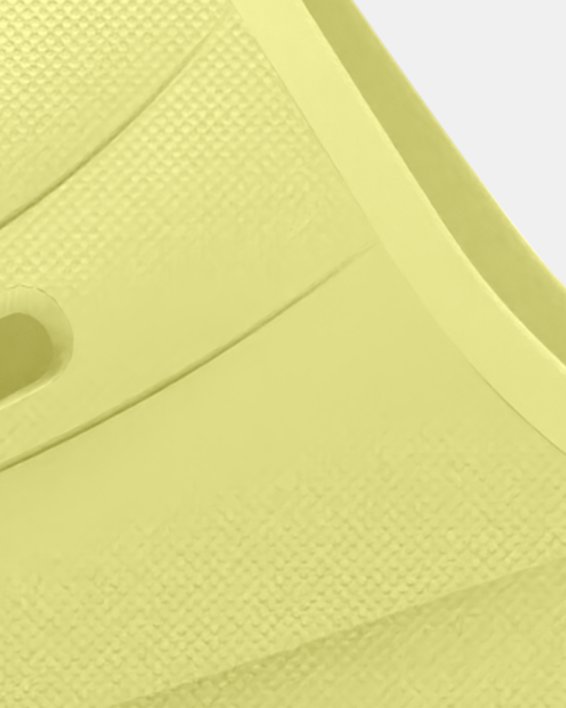 Men's UA Locker IV Slides in Yellow image number 1
