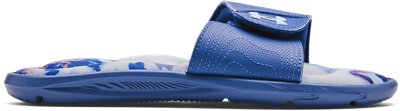 under armour slides blue