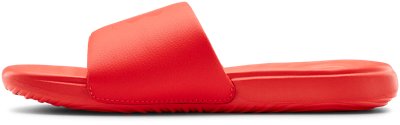 under armour red slides