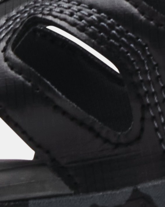 Pre-School UA Fat Tire Defender Sandals, Black, pdpMainDesktop image number 1