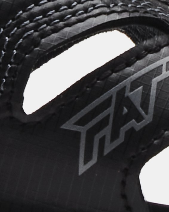 Pre-School UA Fat Tire Defender Sandals, Black, pdpMainDesktop image number 0