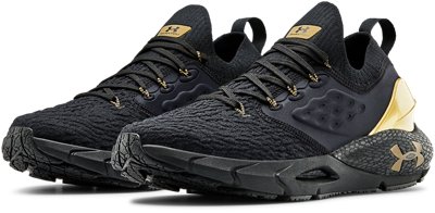 under armour hovr phantom black gold