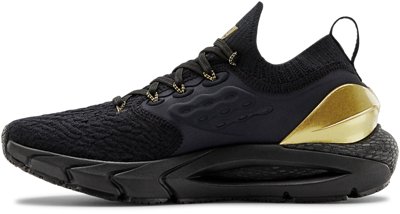 Women's UA HOVR&trade; Phantom 2 Metallic Running Shoes, Black, pdpMainDesktop image number 1