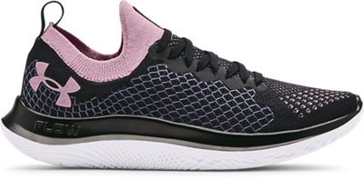 under armour women's black tennis shoes