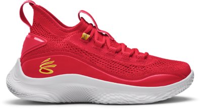all red steph curry shoes