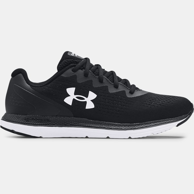 Men's Under Armour Charged Impulse 2 Running Shoes Black / Black / White 9