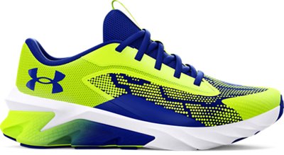 Chaussures de course UA Charged Scramjet 4 pour garçons d'âge primaire
