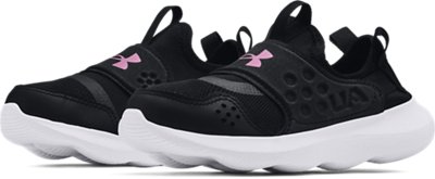 Tenis para Correr UA Runplay para Ni&ntilde;a de Preescolar, Black, pdpMainDesktop image number 3