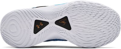 Unisex Curry Flow 9 Basketball Shoes, Blue, pdpMainDesktop image number 4