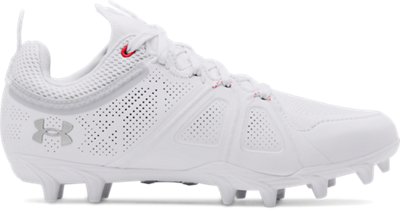 white football cleats under armour