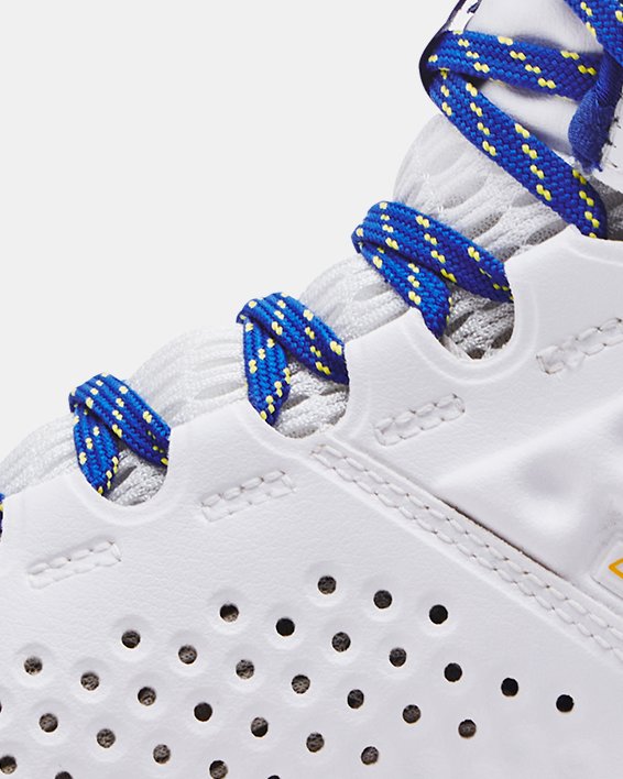 Unisex Curry 1 Retro Basketball Shoes, White, pdpMainDesktop image number 1