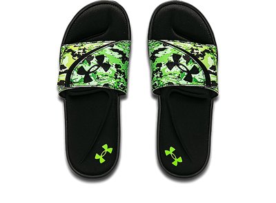 Men's UA Ignite VI Graphic Strap Slides image number 2