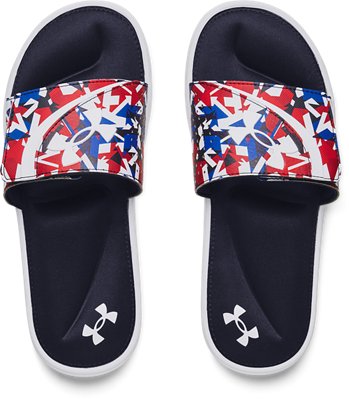 Under Armour Men's UA Ignite VI Graphic Strap Slides. 3
