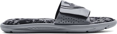 Men's UA Ignite VI Graphic Strap Slides image number 0