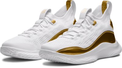 curry flow 8 white and gold