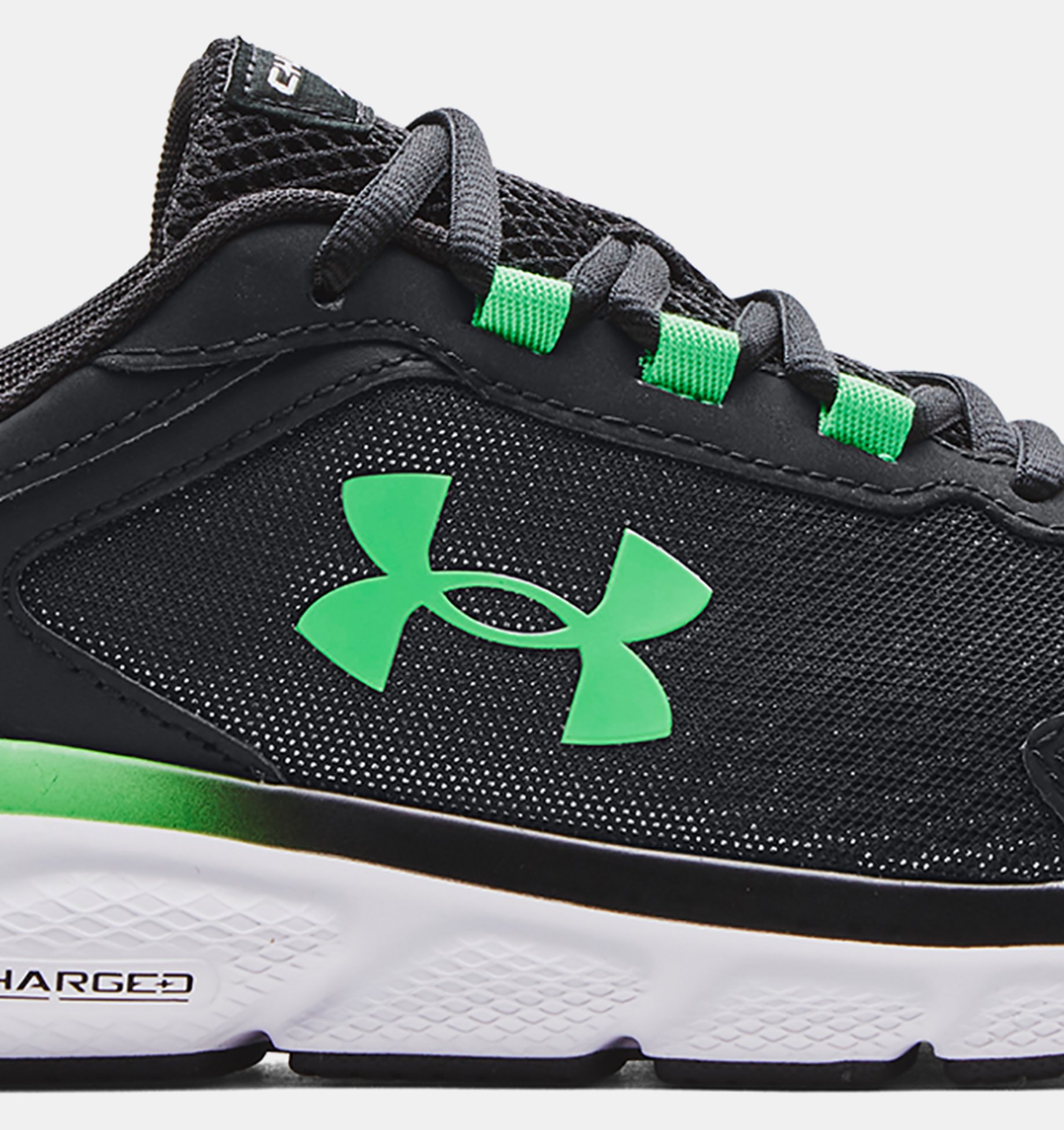 Men's UA Charged Assert 9 Running Shoes, Black, pdpZoomDesktop image number 0