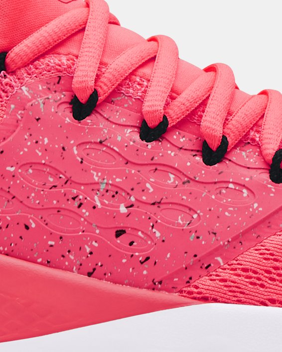 รองเท้าวิ่ง UA Charged Vantage Paint Splatter สำหรับผู้หญิง in Pink image number 0