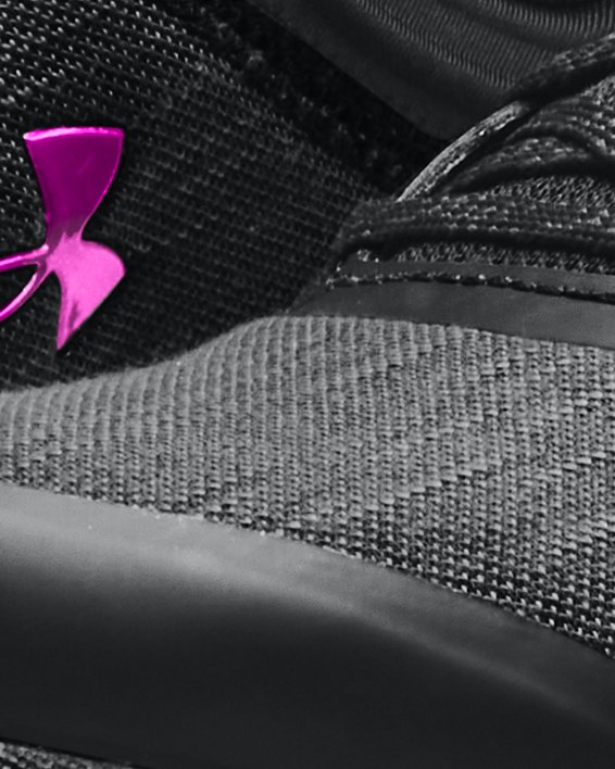 Women's UA Charged Escape 3 EVO Chrome Running Shoes, Black, pdpMainDesktop image number 3
