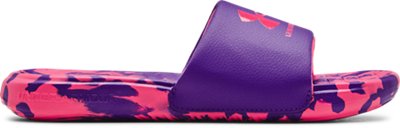 Under Armour Girls' UA Ansa Regrind Slides. 1
