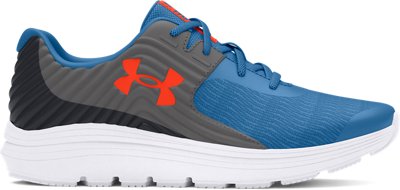 Boys' Pre-School UA Outhustle AL Running Shoes, Blue, pdpMainDesktop image number 0