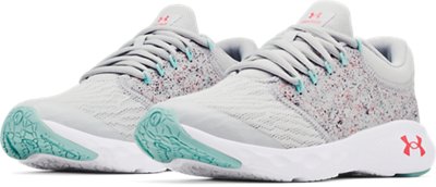 Girls' Grade School UA Charged Vantage Paint Splatter Running Shoes
