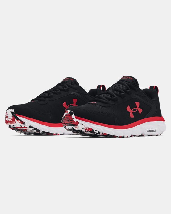 Under Armour Men's UA Charged Assert 9 Marble Running Shoes. 4