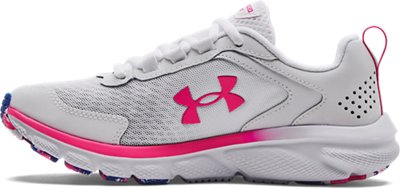 women's ua charged assert 8 marble running shoes