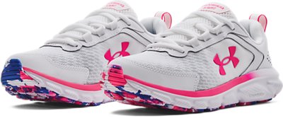 women's ua charged assert 8 marble running shoes