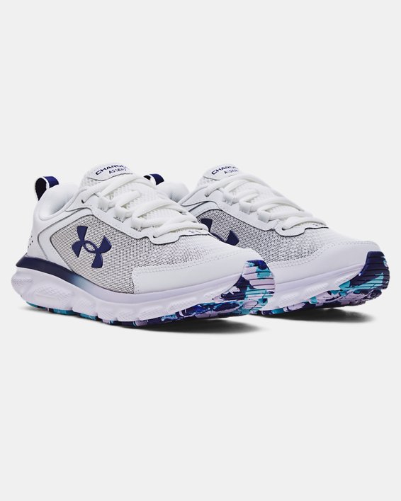 Under Armour Women's UA Charged Assert 9 Marble Running Shoes. 4