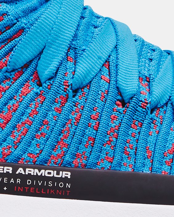 Unisex UA FUTR X ELITE Basketball Shoes in Blue image number 0