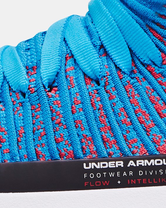Unisex UA FUTR X ELITE Basketball Shoes in Blue image number 5