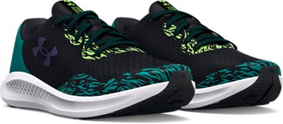 Boys' Grade School UA Charged Pursuit 3 Wild Running Shoes image number 3