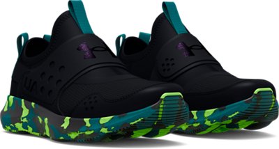 Boys' Pre-School UA Runplay Wild Running Shoes, Black, pdpMainDesktop image number 3