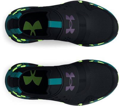 Boys' Pre-School UA Runplay Wild Running Shoes, Black, pdpMainDesktop image number 2