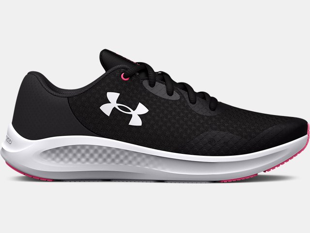 Girls' Grade School UA Charged Pursuit 3 Running Shoes