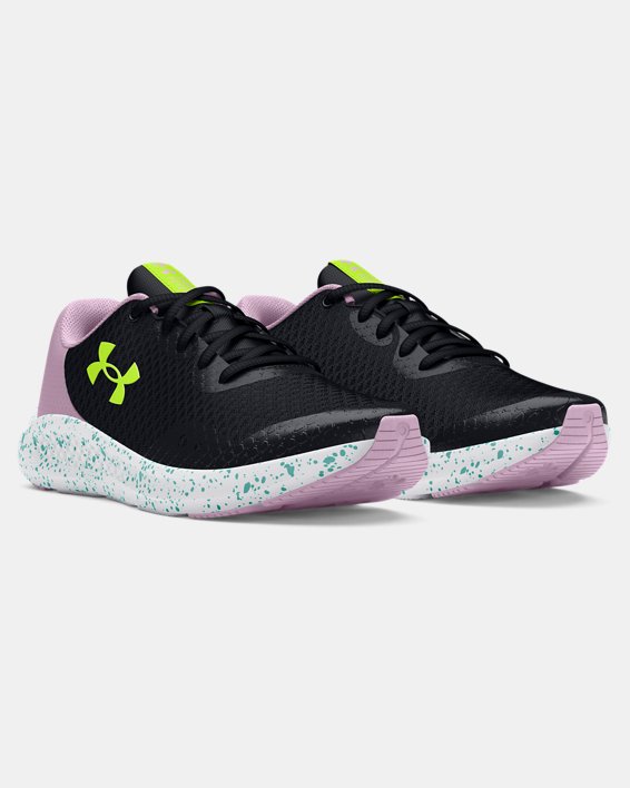 Girls' Grade School UA Charged Pursuit 3 Running Shoes