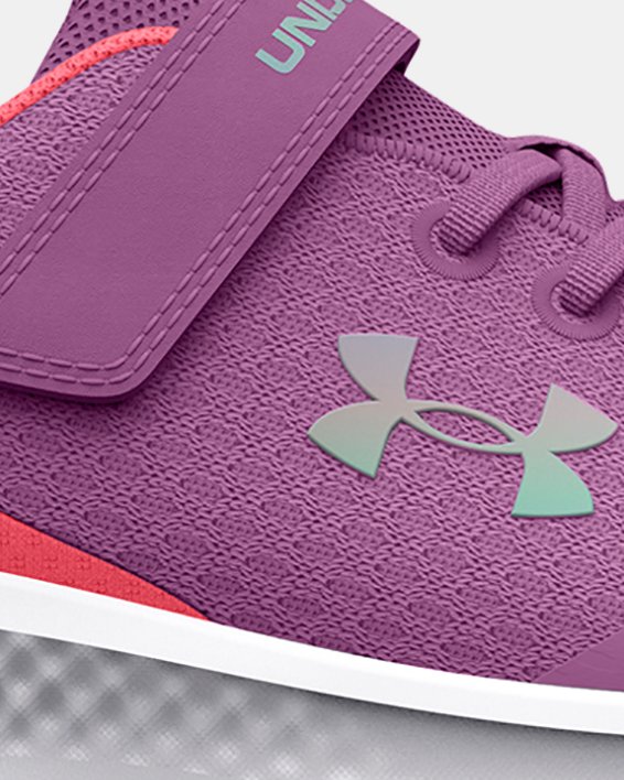 Girls' Pre-School UA Pursuit 3 AC Running Shoes, Purple, pdpMainDesktop image number 0