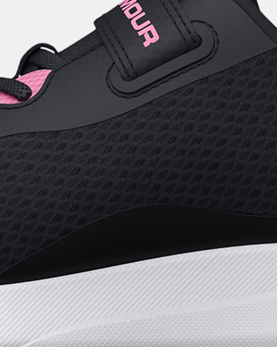 Girls' Pre-School UA Surge 3 AC Running Shoes, Black, pdpMainDesktop image number 1