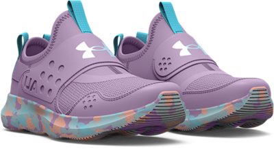 Girls' Pre-School UA Runplay Sky Running Shoes image number 3