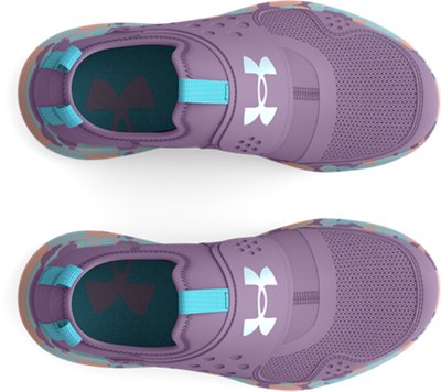 Girls' Pre-School UA Runplay Sky Running Shoes image number 2