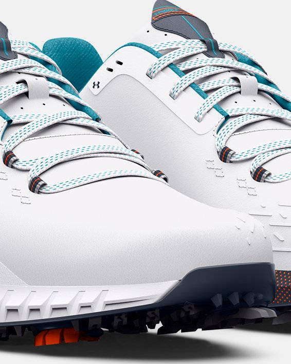 Men's UA HOVR™ Drive 2 Wide (E) Golf Shoes, White, pdpMainDesktop image number 3